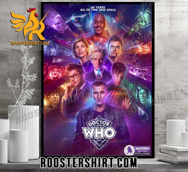 Quality Doctor Who 60 Years All Of Time And Space Poster Canvas