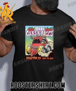 Quality Guns N Roses Houston TX September 28th North America Tour 2023 T-Shirt
