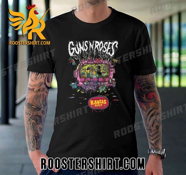 Quality Guns N Roses Kauffman Stadium Kansas City September 23 2023 North American Tour T-Shirt