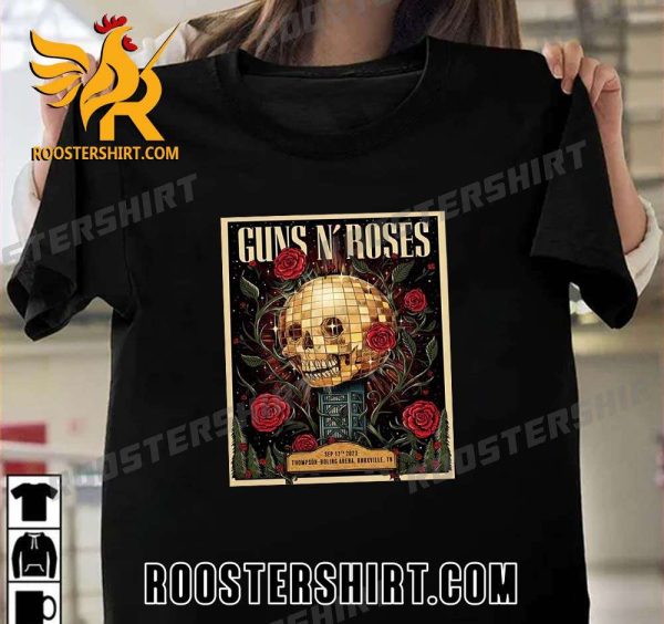Quality Guns N Roses Knoxville TN Thompson Boling Arena Back T-Shirt