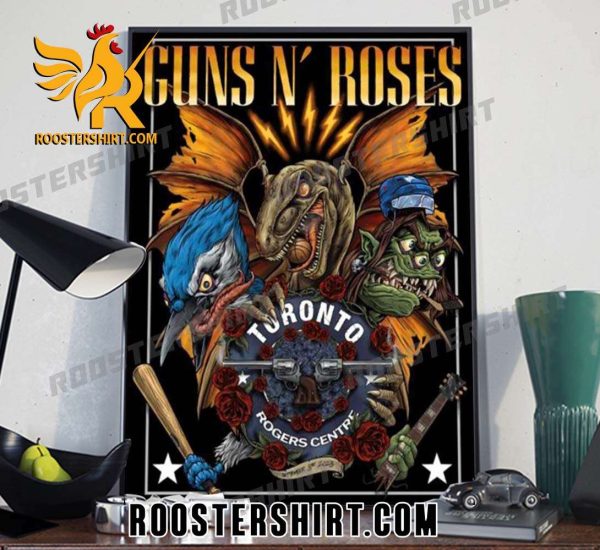 Quality Guns N Roses Toronto Rogers Centre September 3rd 2023 Tour Poster Canvas