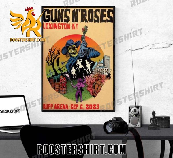 Quality Guns N Roses Tour In Lexington Kentucky Rupp Arena Sept 6 2023 Poster Canvas For Fans