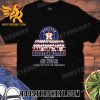 Quality Houston Astros 61 Years 1962-2023 Thank You For The Memories Signatures Unisex T-Shirt