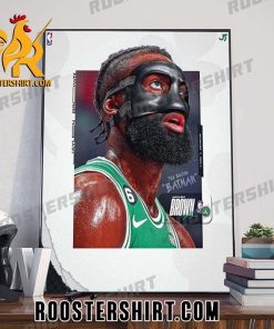 Quality Jaylen Brown x Boston Celtics The Boston Batman Poster Canvas