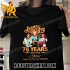 Quality Jimmy Buffett 76 Years 1946-2023 Thank You For The Memories Signature Unisex T-Shirt