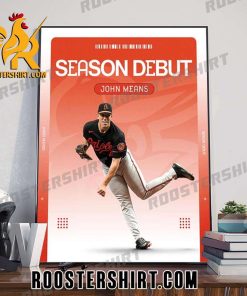 Quality John Means Season Debut In Baltimore Orioles Poster Canvas