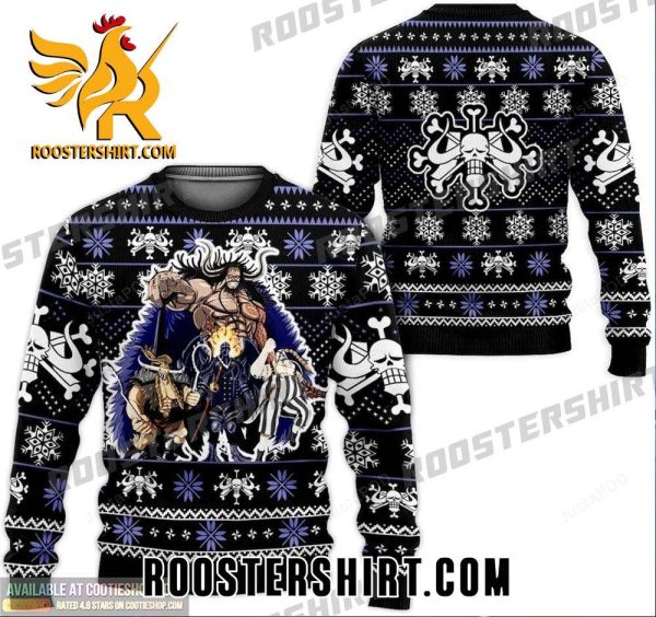 Quality Kaido Anime Ugly Christmas Sweater Gift For One Piece Fans