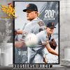 Quality Logan Webb Is The First Pitcher To Reach 200 Innings Pitched In 2023 Poster Canvas
