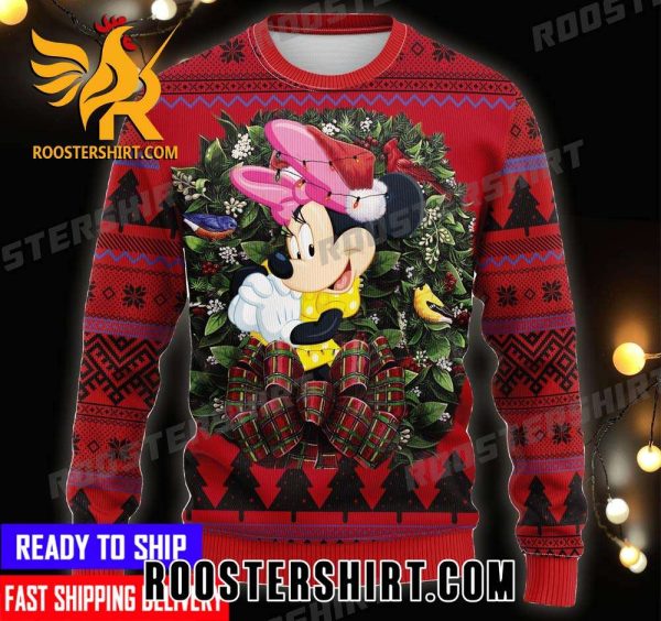 Quality Minie Mouse Noel Mc Thanksgiving Disney Ugly Christmas Sweater