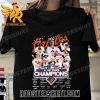 Quality Orioles 2023 AL East Division Champions Baltimore Orioles Signatures Unisex T-Shirt