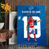 Quality Player Of The Game Number 19 Kadarius Toney Poster Canvas