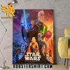 Quality Star Wars Episode II Attack Of The Clones Anakin Skywalker Obi-Wan Poster Canvas
