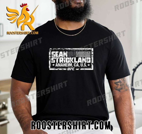 Quality UFC Sean Strickland Crest Anaheim, CA Unisex T-Shirt