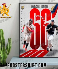 Ronald Acuna Jr And Roger Cedeno 66 Poster Canvas