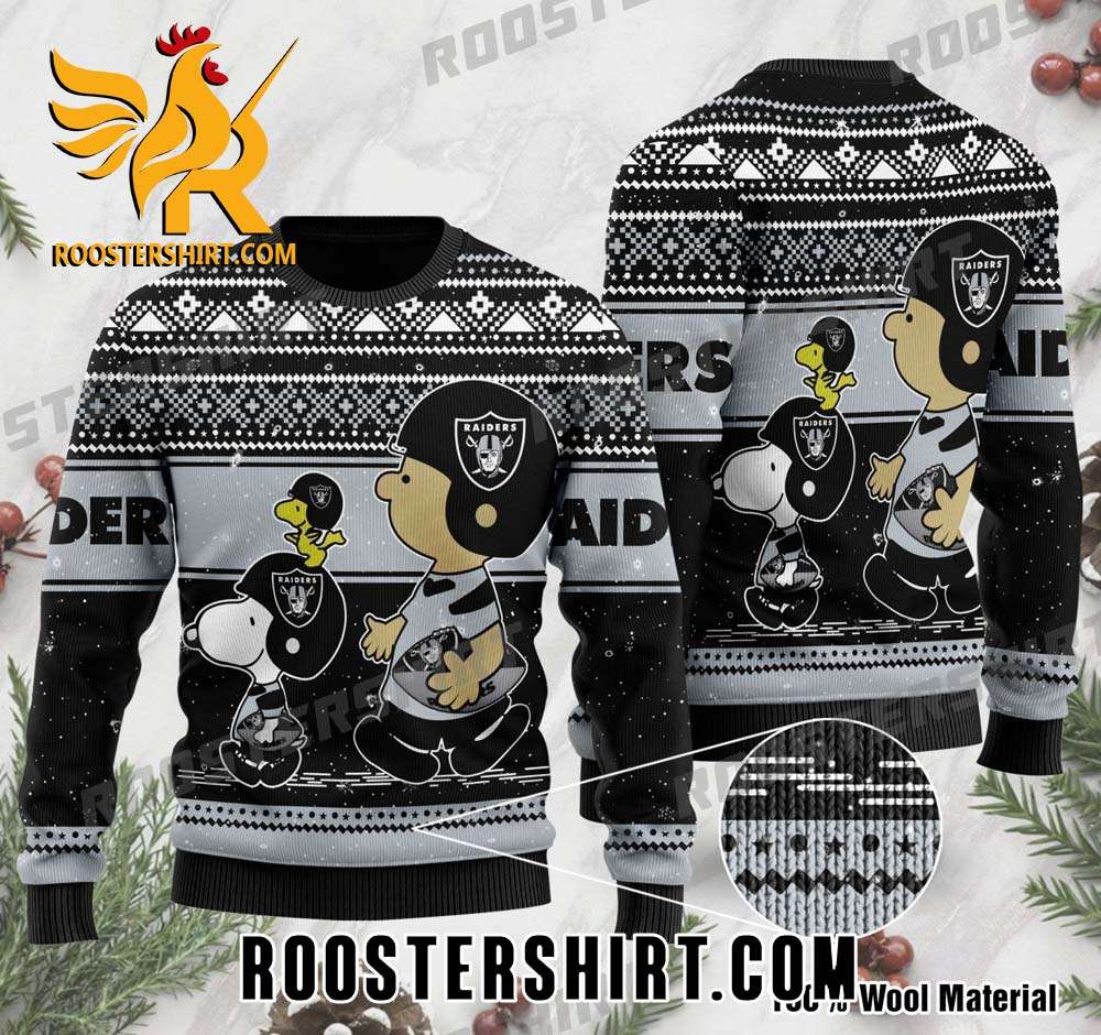 oakland raiders christmas sweater