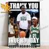 Thank You Jrue Holiday Career Milwaukee Bucks Poster Canvas