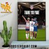 Thank You Megan Rapinoe Signature US Womens National Soccer Team Poster Canvas