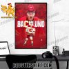 That’s our captain Mikael Backlund Calgary Flames Poster Canvas
