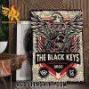 The Black Keys Louisville Kentucky 2023 Poster Canvas