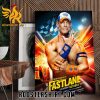 The Greatest of All Time John Cena heads to Indianapolis for WWE Fastlane Poster Canvas