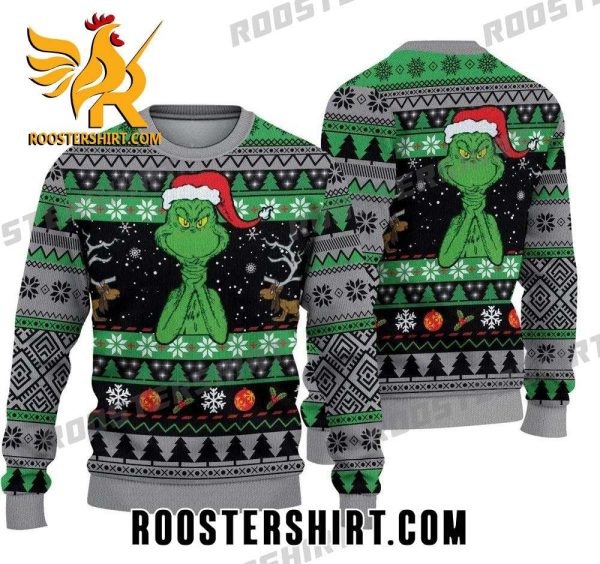 The Grinch Chiristmas Pattern Ugly Sweater