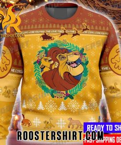 The Lion King The Circle Of Life Can You Feel the Love Tonight Disney Ugly Sweater
