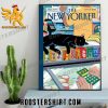 The New Yorker is Bodega Cat Poster Canvas