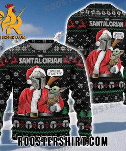 The Santalorian Darth Vader Santa and Baby Yoda Star Wars Ugly Sweater