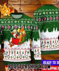 The Simpsons Cosplay Santa Disney Ugly Sweater
