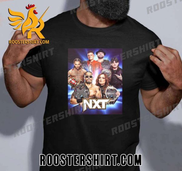 The current slate of champions in WWE NXT is Stacked T-Shirt