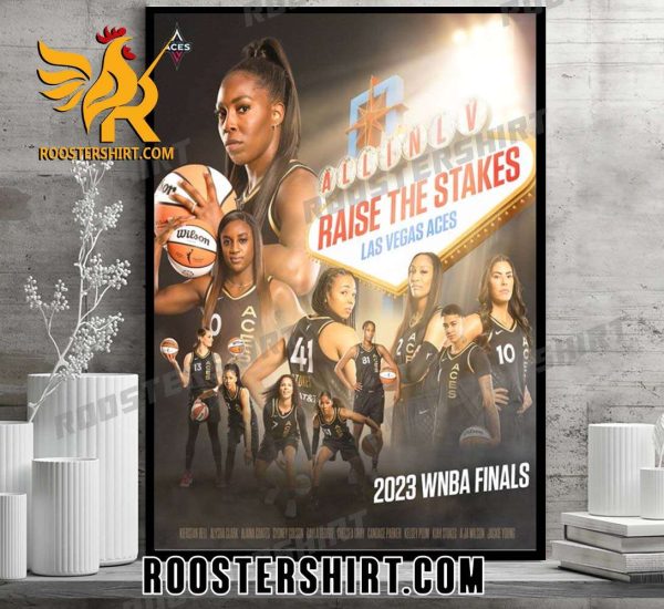 The world champion Las Vegas Aces are headed back to the WNBA Finals Poster Canvas