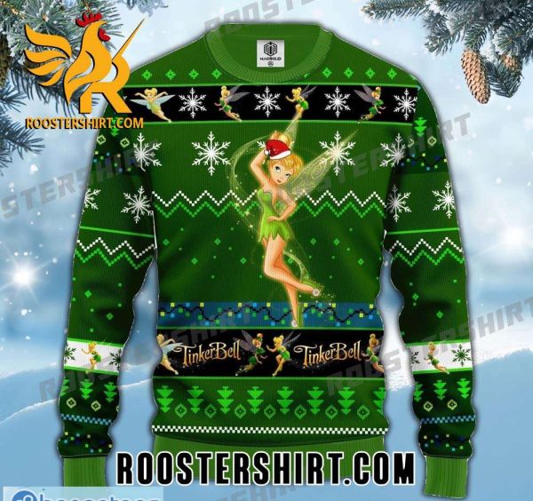 Tinker Bell Disney Ugly Christmas Sweater Gift For Peter Pan Fans