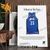 Tribute To The Past Orlando Magic 23 Poster Canvas