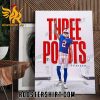 Tyler Bass Three Points Buffalo Bills Poster Canvas