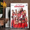 Washington Mystics 2023 WNBA Playoffs Clinched Poster Canvas