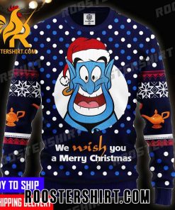 We Wish You A Merry Christmas Aladdin And The Magic Lamp Disney Ugly Sweater