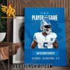 Welcome Back Monty David Montgomery Player Of the Game 2023 Poster Canvas
