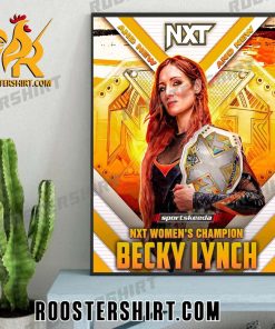 Welcome Becky Lynch Champions 2023 NXT Womens Championship Poster Canvas