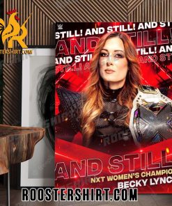 Welcome Becky Lynch Champions NXT Womens Championship 2023 Poster Canvas