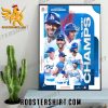 Welcome Los Angeles Dodgers Champions 2023 NL West Champship Poster Canvas