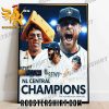 Welcome Milwaukee Brewers 2023 NL Central Champions Poster Canvas