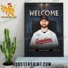 Welcome To Cleveland Guardians Lucas Giolito Poster Canvas
