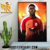 Welcome To Galatasaray Davinson Sanchez Poster Canvas