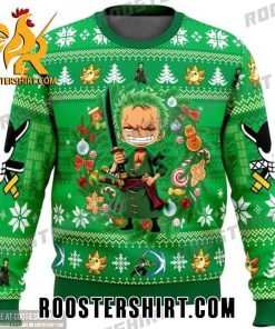 Xmas Roronoa Zoro One Piece Anime Ugly Sweater