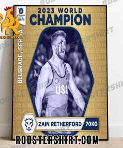 Zain Retherford Champion Of The World At 70kg Poster Canvas