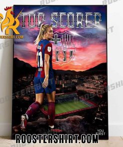 182 Goals Alexia Putellas becomes FC Barcelona’s top scorer ever Poster Canvas