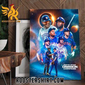 2023 Houston Astros Division Champions Poster Canvas