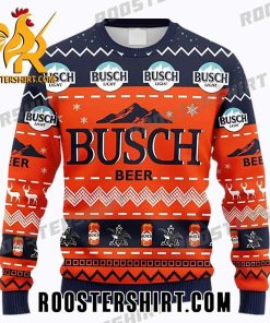 2023 New Design Busch Light Beer Logo Pattern Ugly Sweater