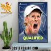 2023 Nitto ATP Finals Qualified Jannik Sinner Poster Canvas