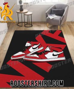 Air Jordan Sneaker Mix Nike Brand Rug Home Decor